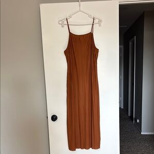 A New Day Brown Spaghetti Strap Slip Dress